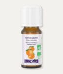 Flacon 10 ml d'huile essentielle de mandarine. Certifiée label AB, Agriculture Biologique.