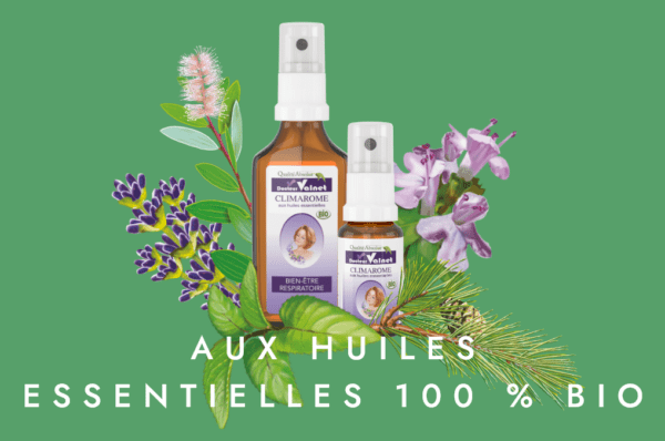 Climarome, une préparation prête à l'emploi aux huiles essentielles 100 % BIO du Docteur Valnet