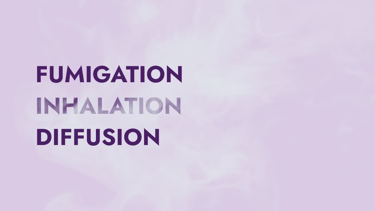 3 méthodes pour le confort respiratoire : fumigation, inhalation, diffusion