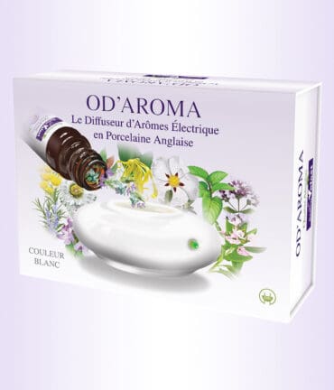 Diffuseur d'arômes O'daroma bleu, blanc et acajou